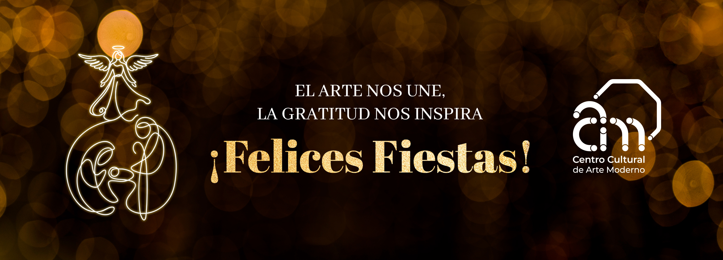 CCAM | Centro Cultural Arte Moderno Venezuela Banner-navidad